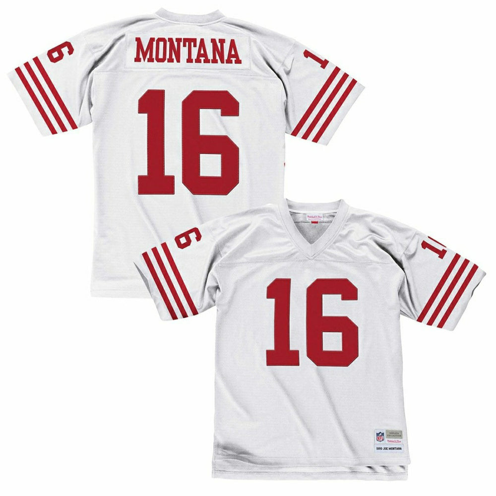 Joe Montana #16 San Francisco 49ers 1990 Legacy Throwback NFL Jersey White Taass sale