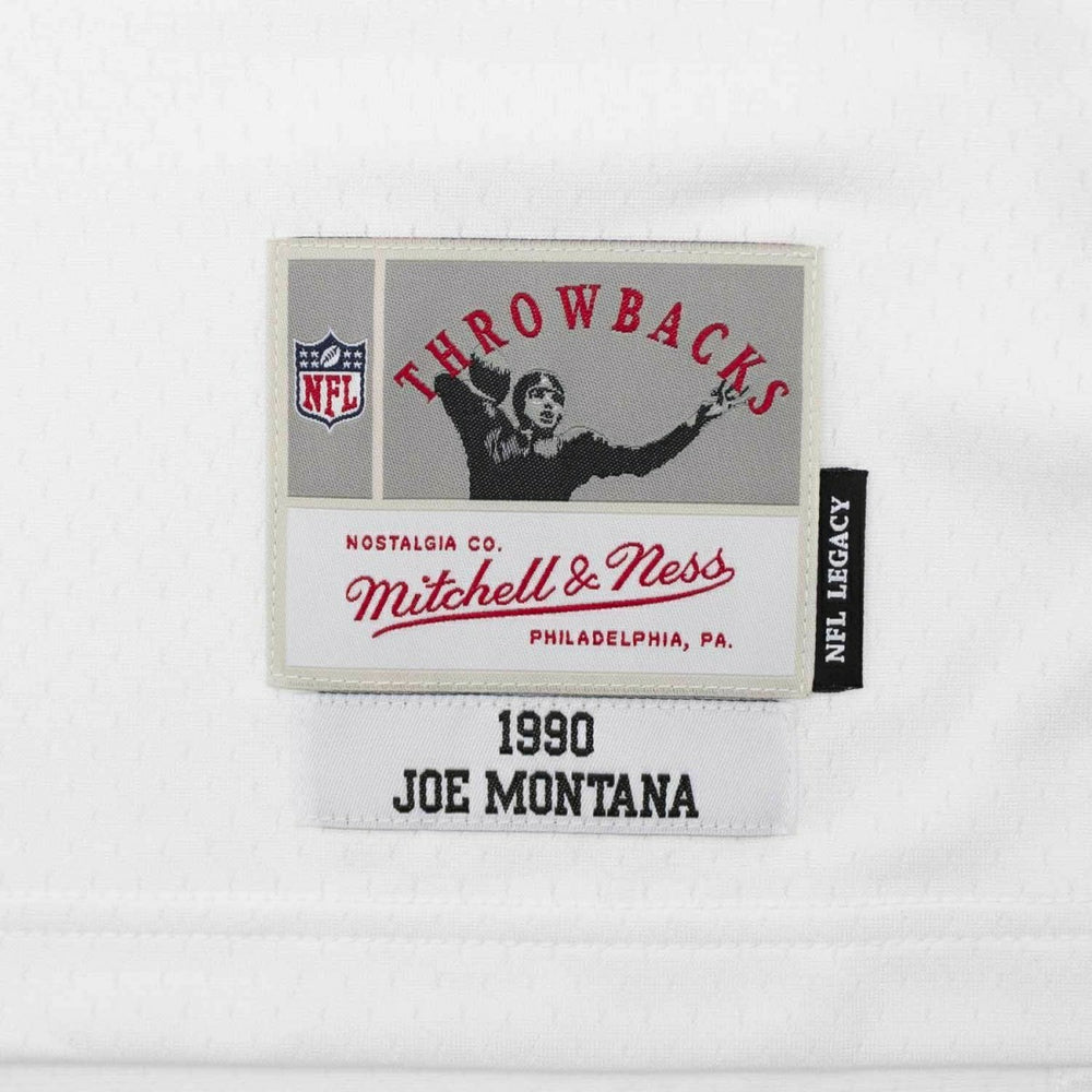 Joe Montana #16 San Francisco 49ers 1990 Legacy Throwback NFL Jersey White Taass sale