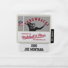 Joe Montana #16 San Francisco 49ers 1990 Legacy Throwback NFL Jersey White Taass sale