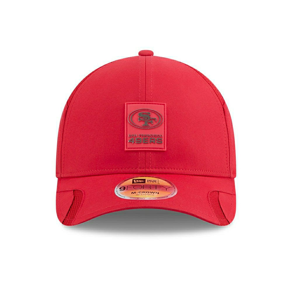 San Francisco 49ers 2025 NFL On-Field Sideline 9FORTY M-Crown Cap Red Classic