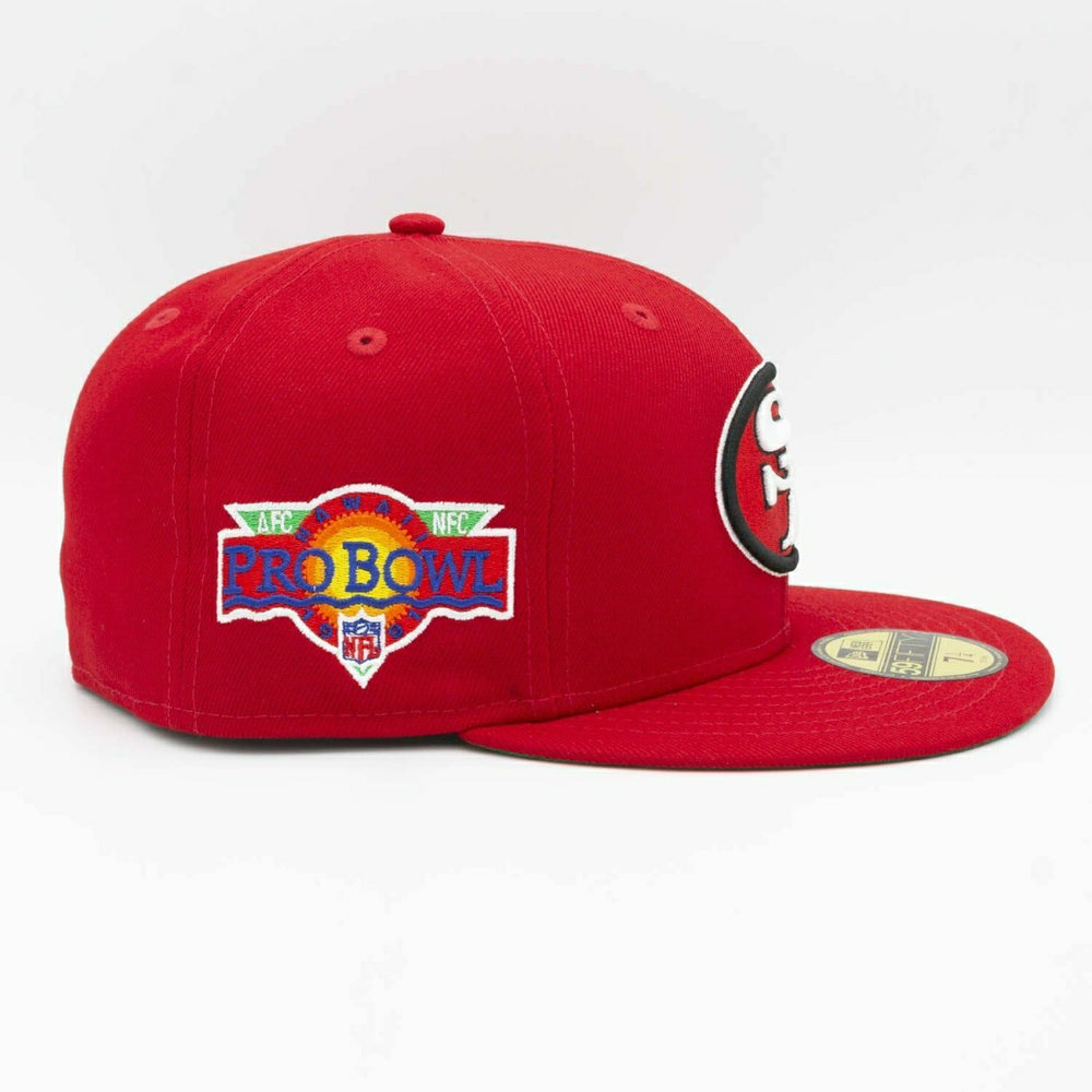 San Francisco 49ers 1991 Pro Bowl New Era 59FIFTY Fitted NFL Cap Red Lifestyle