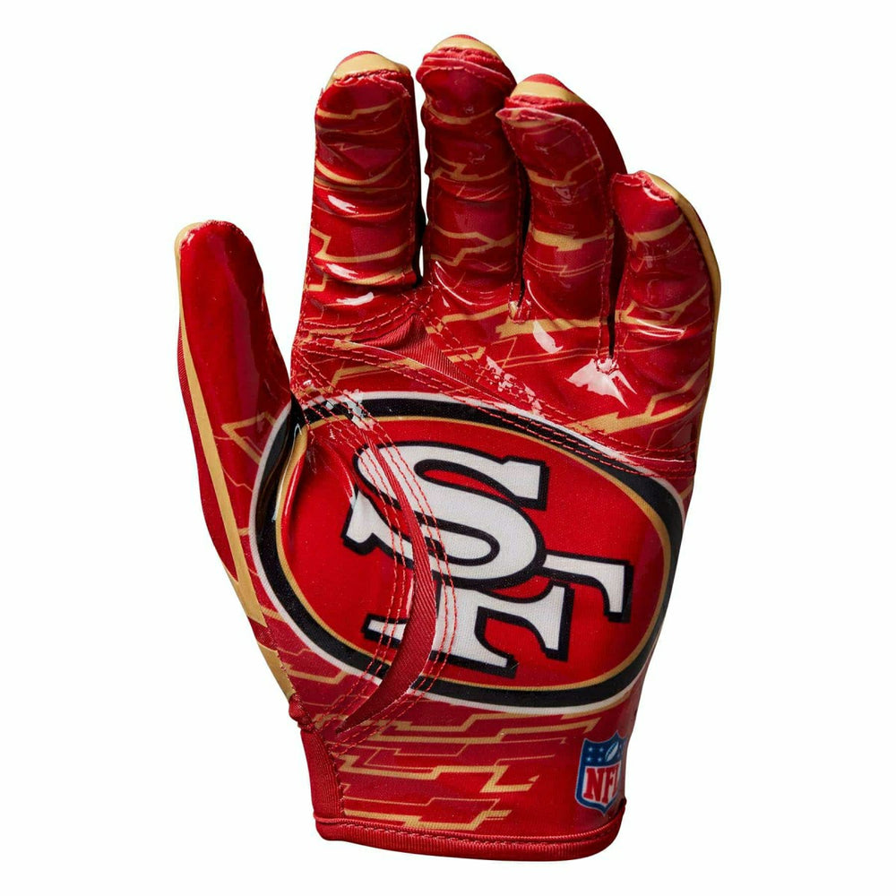 San Francisco 49ers Wilson Stretch-Fit NFL Receivers Gloves Taass sale