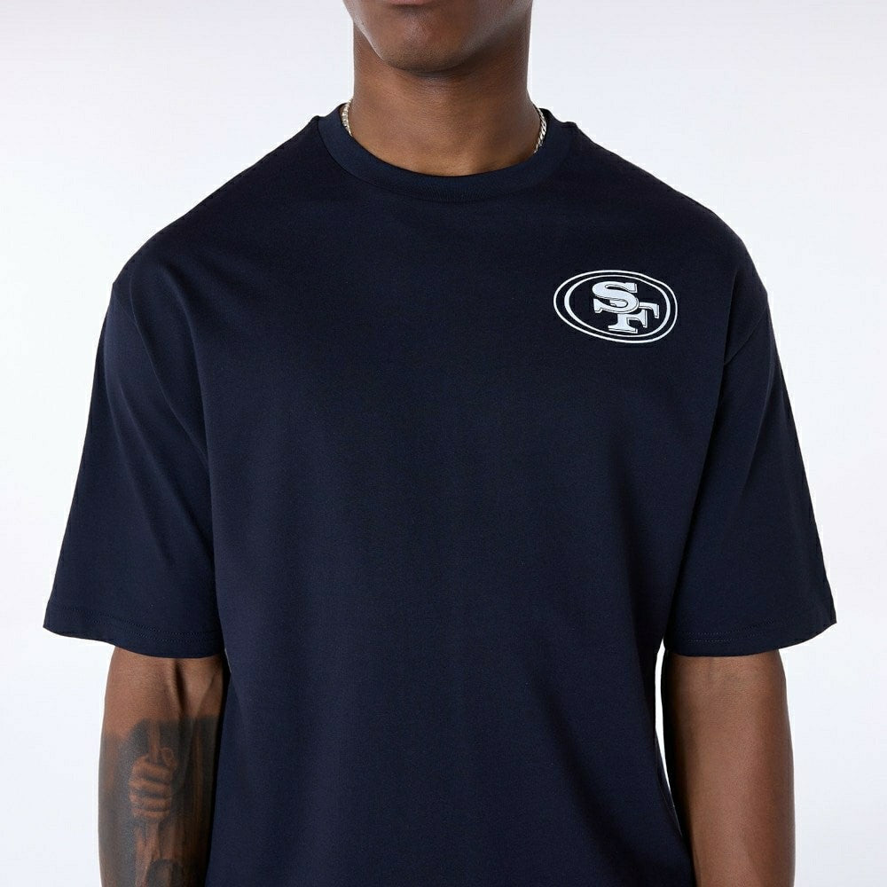San Francisco 49ers Super Bowl XXIV Oversized NFL T-Shirt Navy Classic