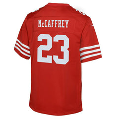 Christian McCaffrey #23 San Francisco 49ers Game Football NFL Jersey Red (YOUTH) Taass sale