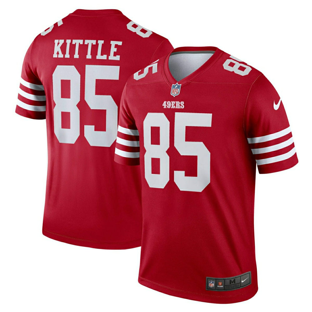 George Kittle #85 San Francisco 49ers Nike Legend NFL Jersey Red Taass for sale