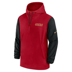 San Francisco 49ers 2024 NFL Sideline Pre-Game Nike Lightweight Player Jacket Red Fashion