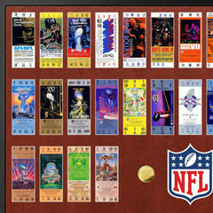 Super Bowl 60th Anniversary Ticket Collection NFL Frame Fashion