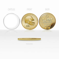 Seattle Seahawks Super Bowl LX Gold Commemorative Coin Fashion