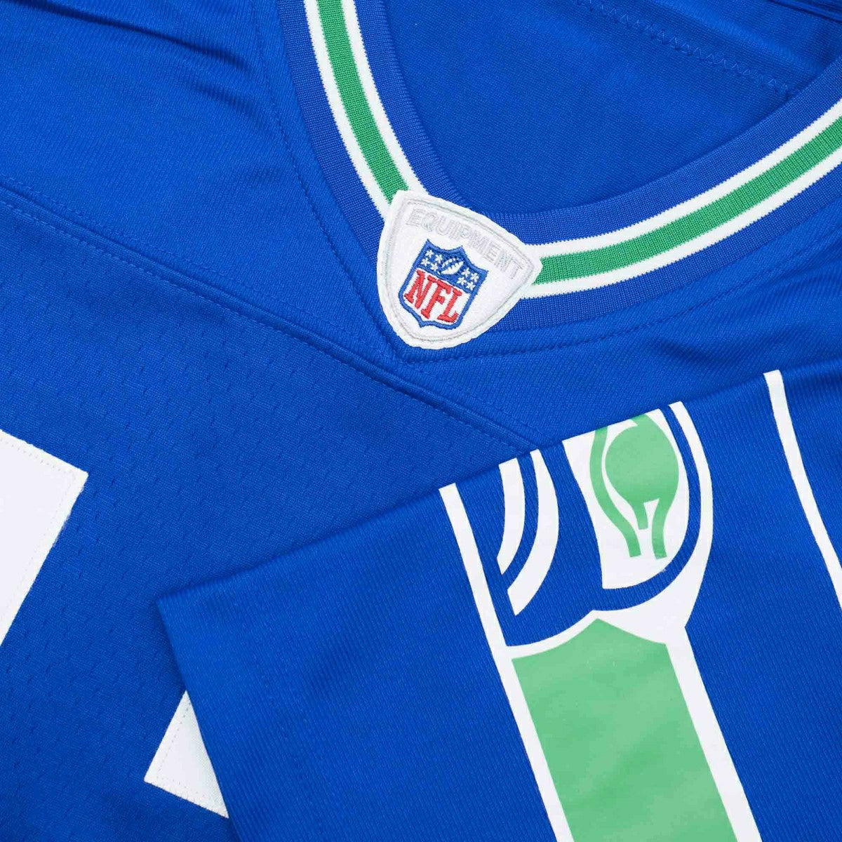 Fan #12 Seattle Seahawks Mitchell & Ness Throwback NFL Jersey Blue Taass sale