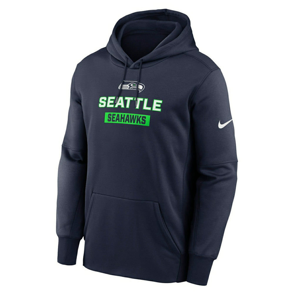 Seattle Seahawks Toss Sweep Nike Therma-FIT NFL Hoodie Navy Taass for sale