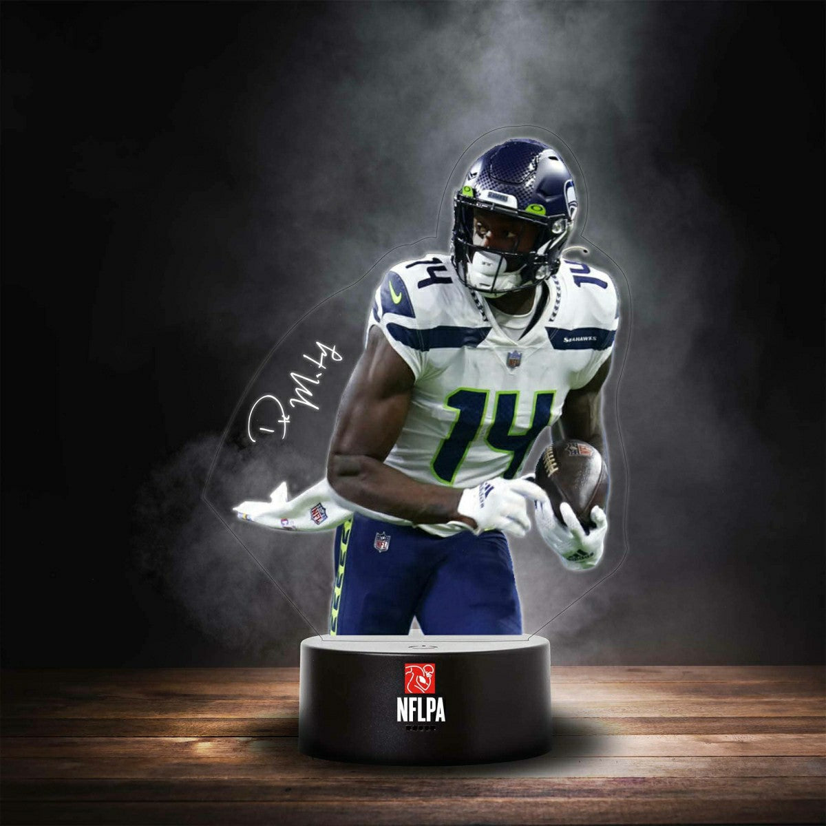 DK Metcalf Seattle Seahawks NFLPA LED Sign Taass sale