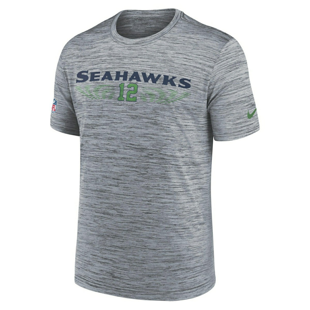 Seattle Seahawks 2025 Rivalries Velocity Dri-FIT NFL T-Shirt Gray Fashion