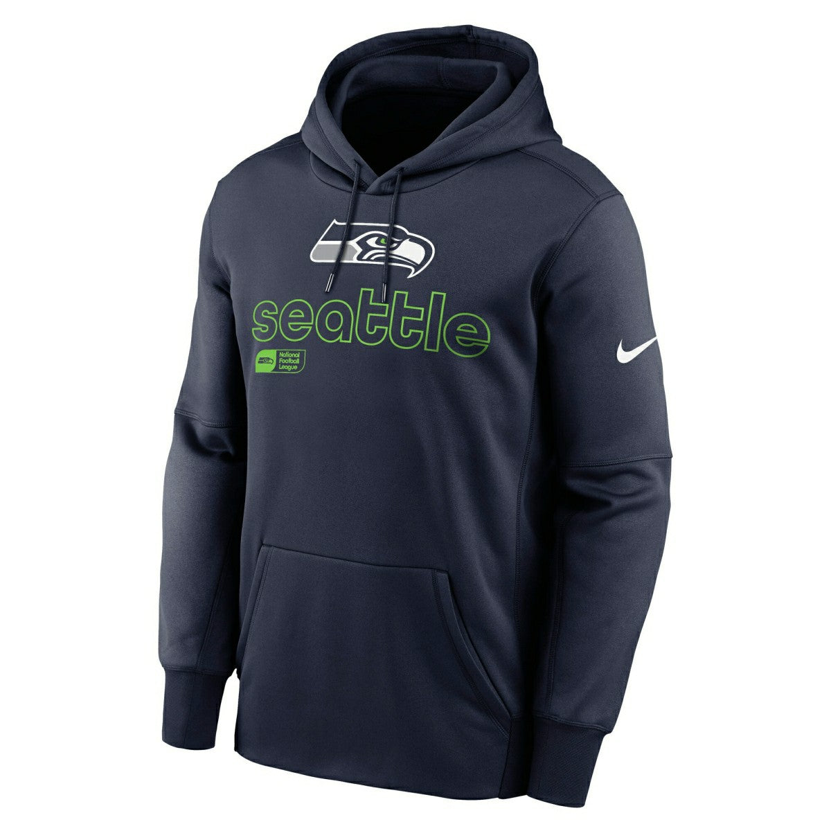 Seattle Seahawks Peformance Nike Therma-FIT NFL Hoodie Navy Lifestyle