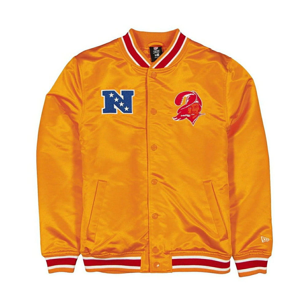 Tampa Bay Buccaneers Sport Classics Satin NFL Jacket Orange Taass for sale