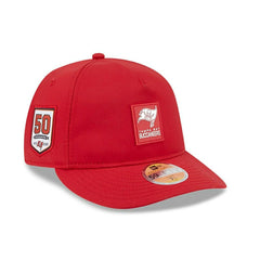 Tampa Bay Buccaneers 2025 NFL On-Field Sideline 59FIFTY A-Frame Fitted Cap Red Taass US
