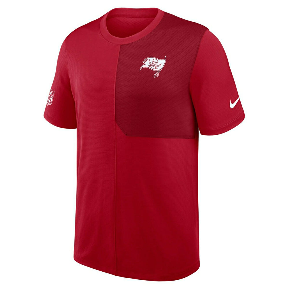 Tampa Bay Buccaneers 2025 NFL Sideline Nike Dri-FIT Coach UV Top Red Taass for sale