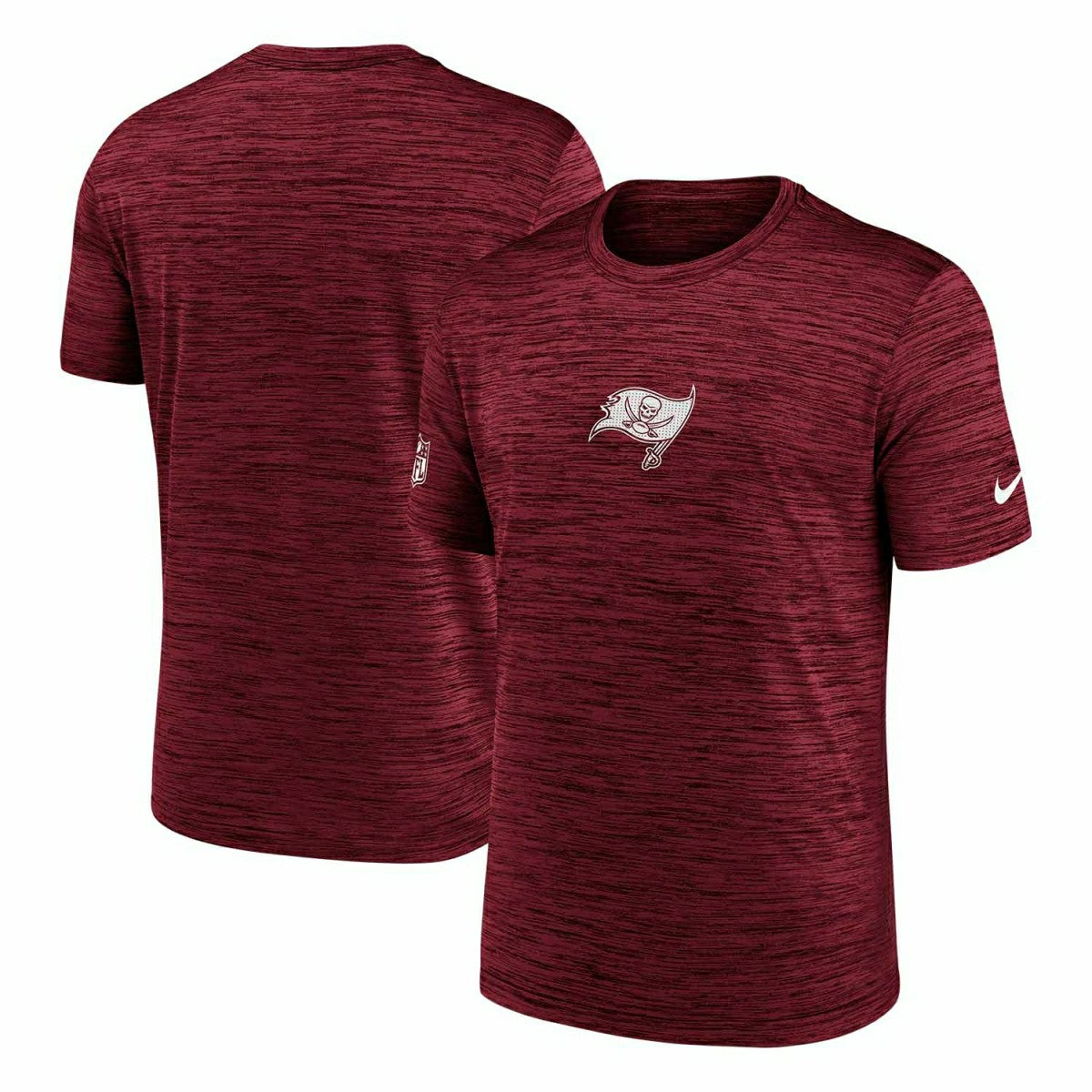 Tampa Bay Buccaneers 2025 NFL Sideline Nike Velocity Performance T-Shirt Red Classic