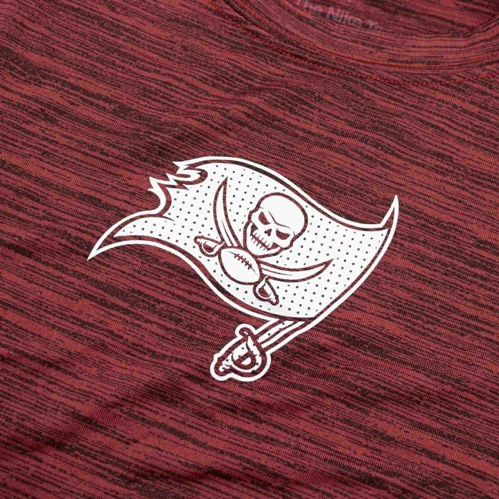 Tampa Bay Buccaneers 2025 NFL Sideline Nike Velocity Performance T-Shirt Red Classic