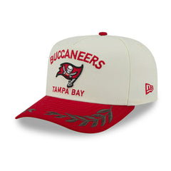 Tampa Bay Buccaneers 2025 NFL Draft 9FIFTY A-Frame Snapback Cap Cream Fashion