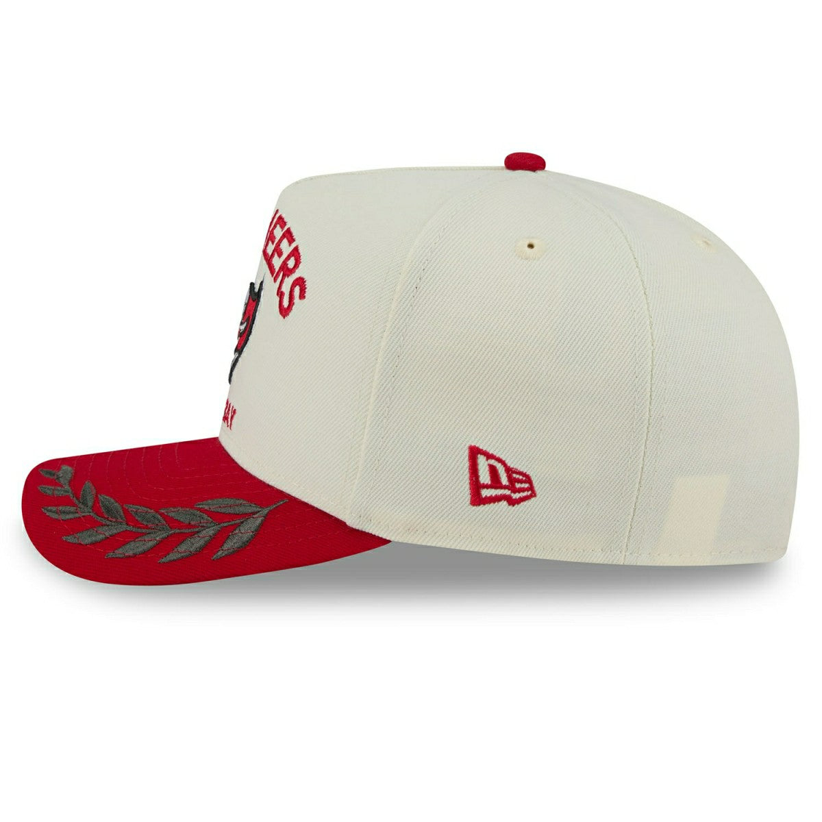 Tampa Bay Buccaneers 2025 NFL Draft 9FIFTY A-Frame Snapback Cap Cream Fashion