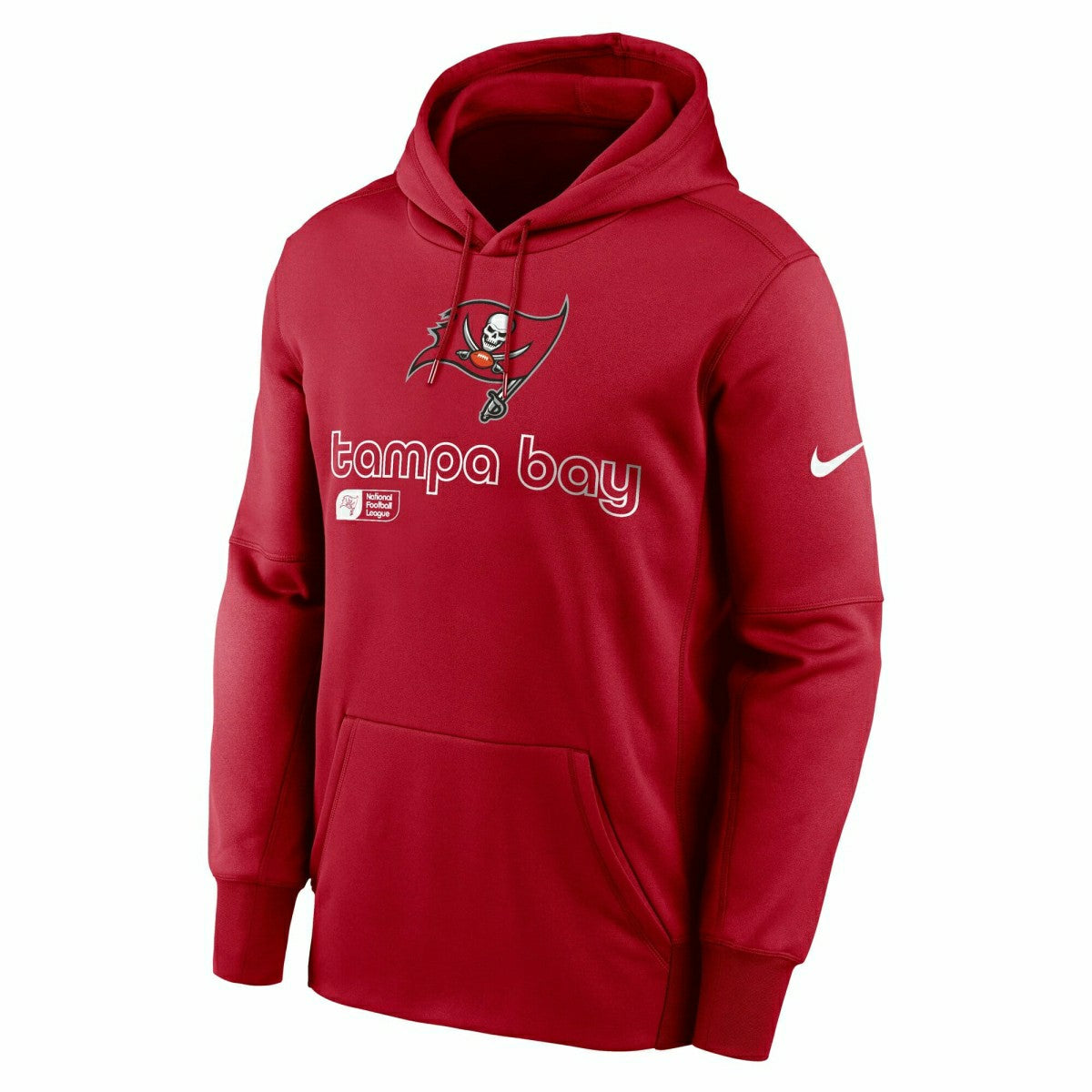 Tampa Bay Buccaneers Peformance Nike Therma-FIT NFL Hoodie Red Lifestyle