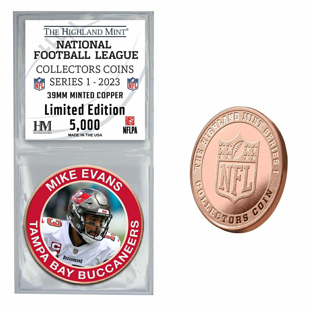 NFL Collectors Coins Series 1 Mike Evans Buffalo Bills Commemorative Coin Taass US