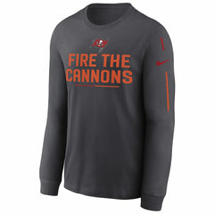 Tampa Bay Buccaneers Team Slogan Nike Long Sleeve Shirt Anthracite Taass US