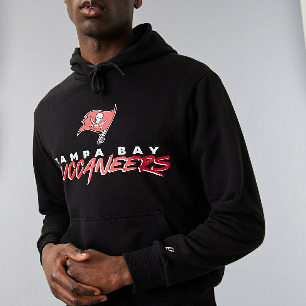 Tampa Bay Buccaneers Script New Era NFL Hoodie Black Classic