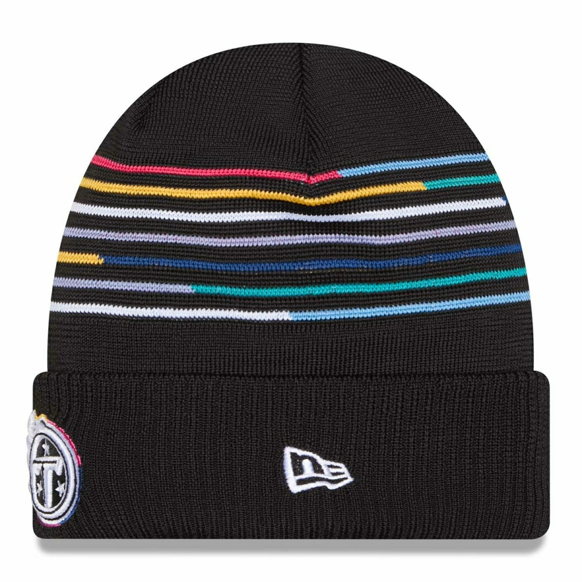 Tennessee Titans 2025 NFL Crucial Catch New Era Knit Hat Taass for sale