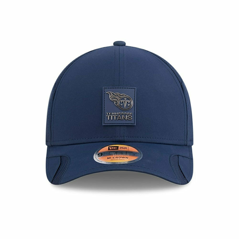 Tennessee Titans 2025 NFL On-Field Sideline 9FORTY M-Crown Cap Navy Lifestyle