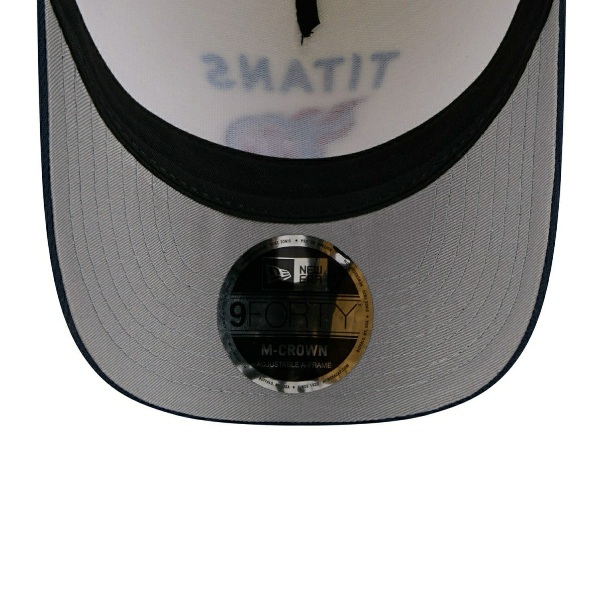 Tennessee Titans 2025 NFL Draft 9FORTY M-Crown A-Frame Snapback Cap Cream Taass US