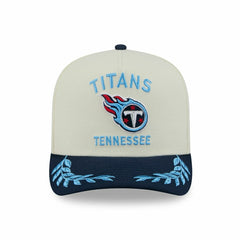 Tennessee Titans 2025 NFL Draft 9FIFTY A-Frame Snapback Cap Cream Classic