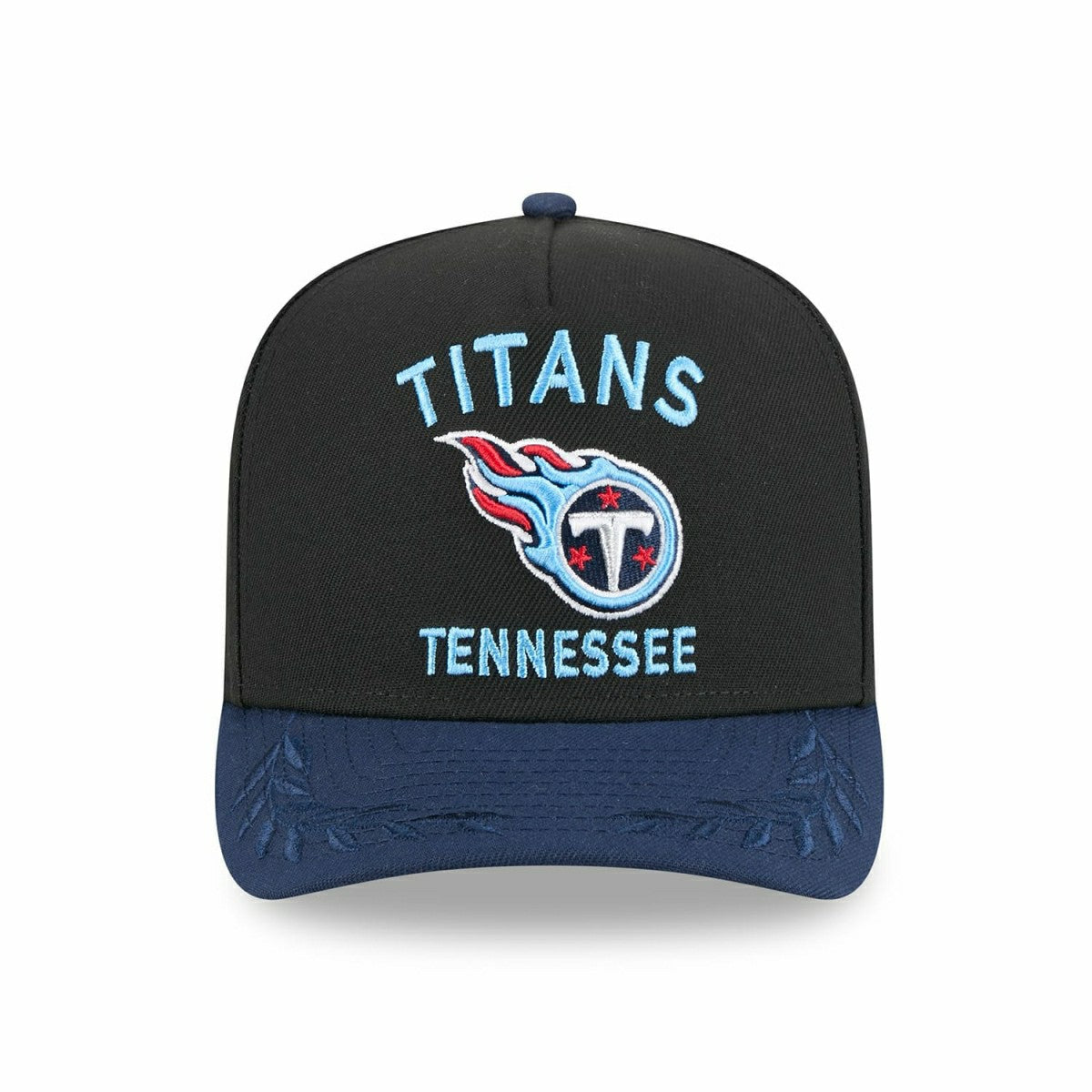 Tennessee Titans 2025 NFL Draft New Era 9FIFTY A-Frame Snapback Cap Black Lifestyle