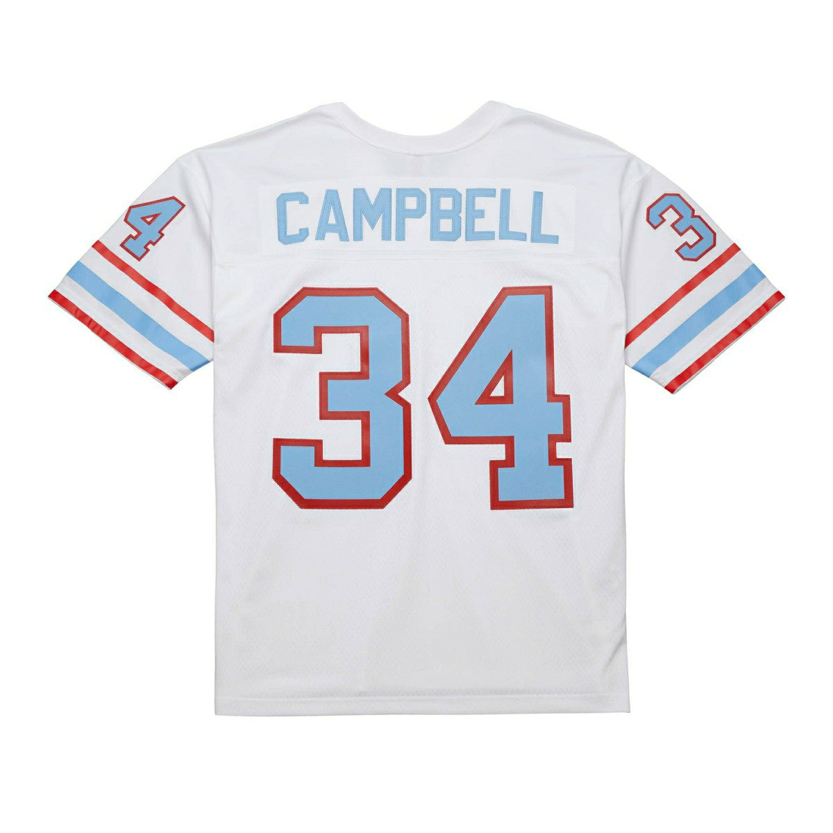 Earl Campbell #34 Houston Oilers 1979 Legacy Throwback NFL Jersey White Fashion
