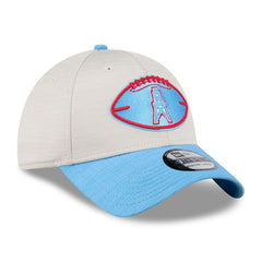 Houston Oilers Historic 2024 NFL Sideline New Era 39THIRTY Flex Cap Taass for sale