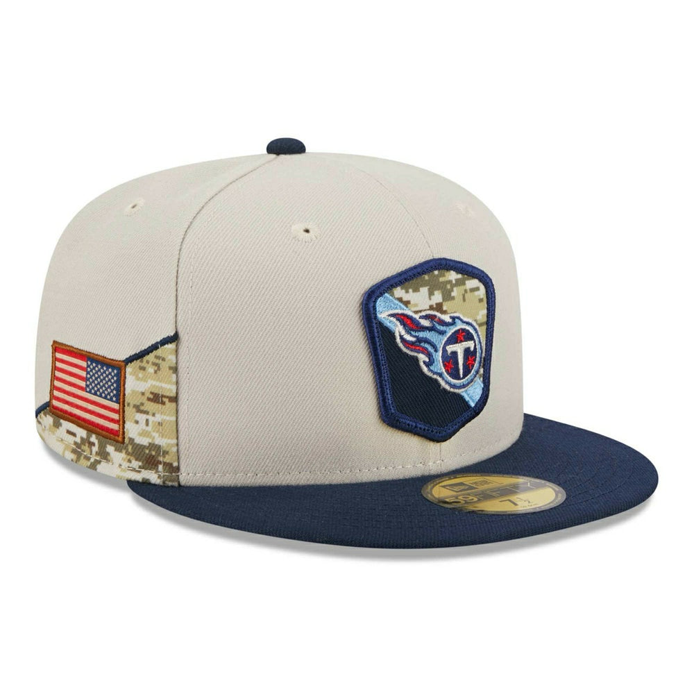 Tennessee Titans 2023 NFL Salute to Service New Era 59FIFTY Fitted Cap Taass for sale