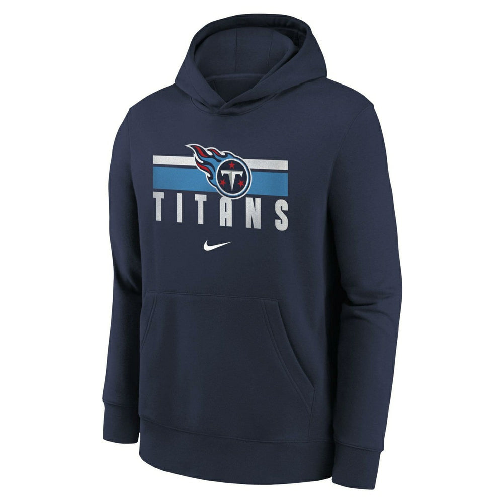 Tennessee Titans NFL Team Stripes Nike Club Hoodie (YOUTH) Taass for sale