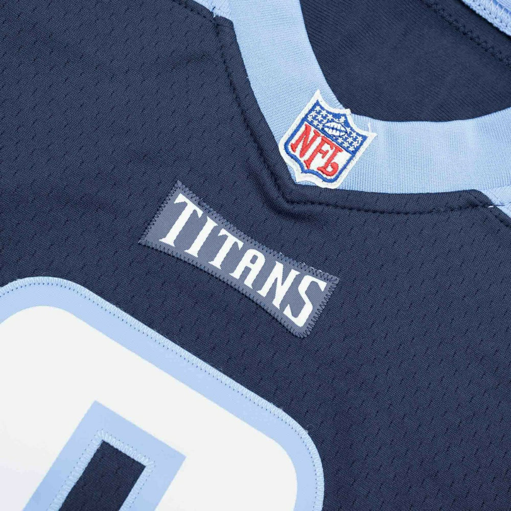 Steve McNair #9 Tennessee Titans 1999 Mitchell & Ness Legacy NFL Jersey Navy Taass sale