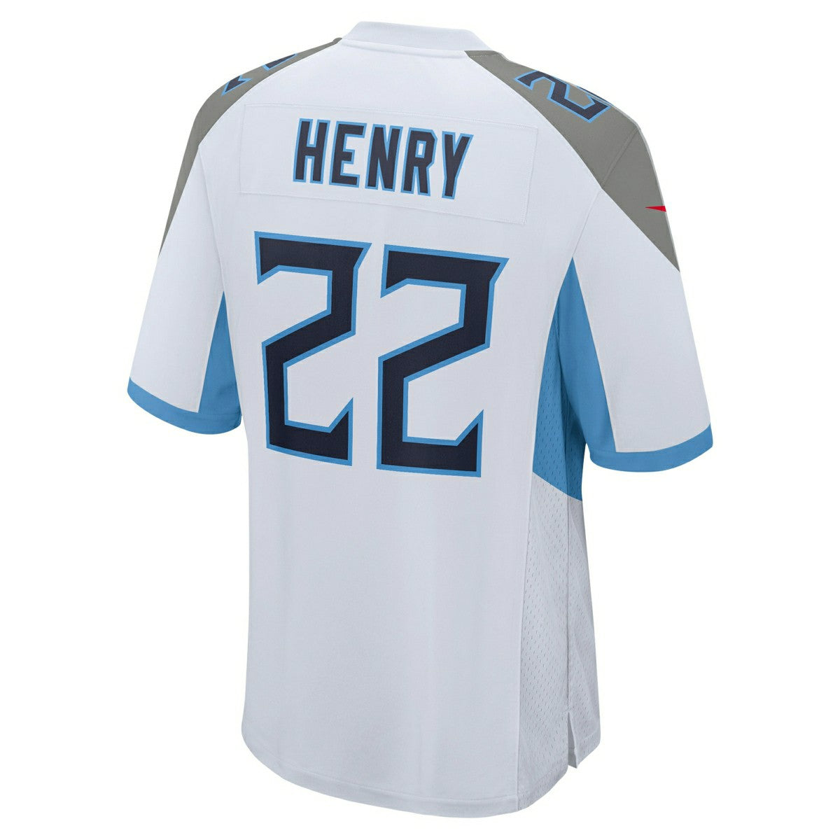 Derrick Henry #22 Tennessee Titans Nike Game NFL Football Jersey White Lifestyle