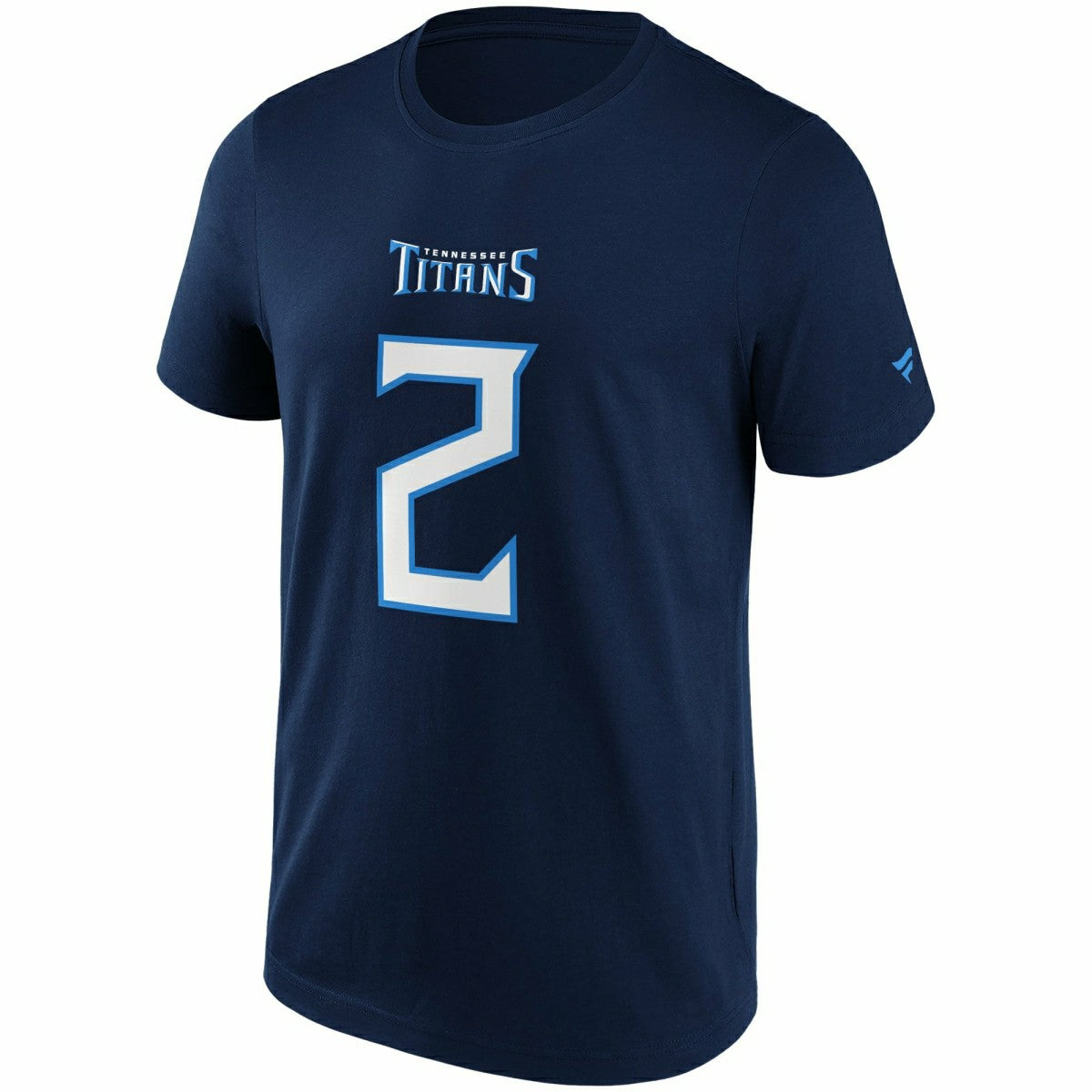 Julio Jones #2 Tennessee Titans Iconic Player NFL T-Shirt Navy Taass for sale