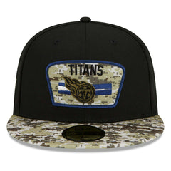 Tennessee Titans 2021 NFL On-Field Salute to Service New Era 59FIFTY Fitted Cap Taass for sale