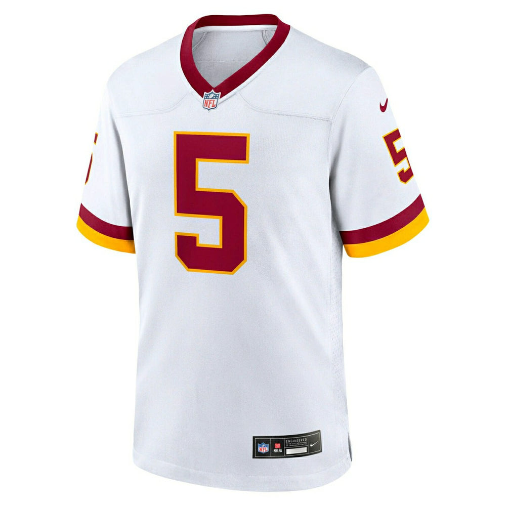 Jayden Daniels #5 Washington Commanders Game NFL Jersey White Classic