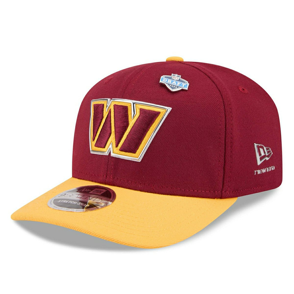 Washington Commanders 2026 NFL Draft 9SEVENTY Stretch-Snap Cap Taass sale