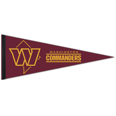 Washington Commanders State Logo Premium NFL Pennant Fashion