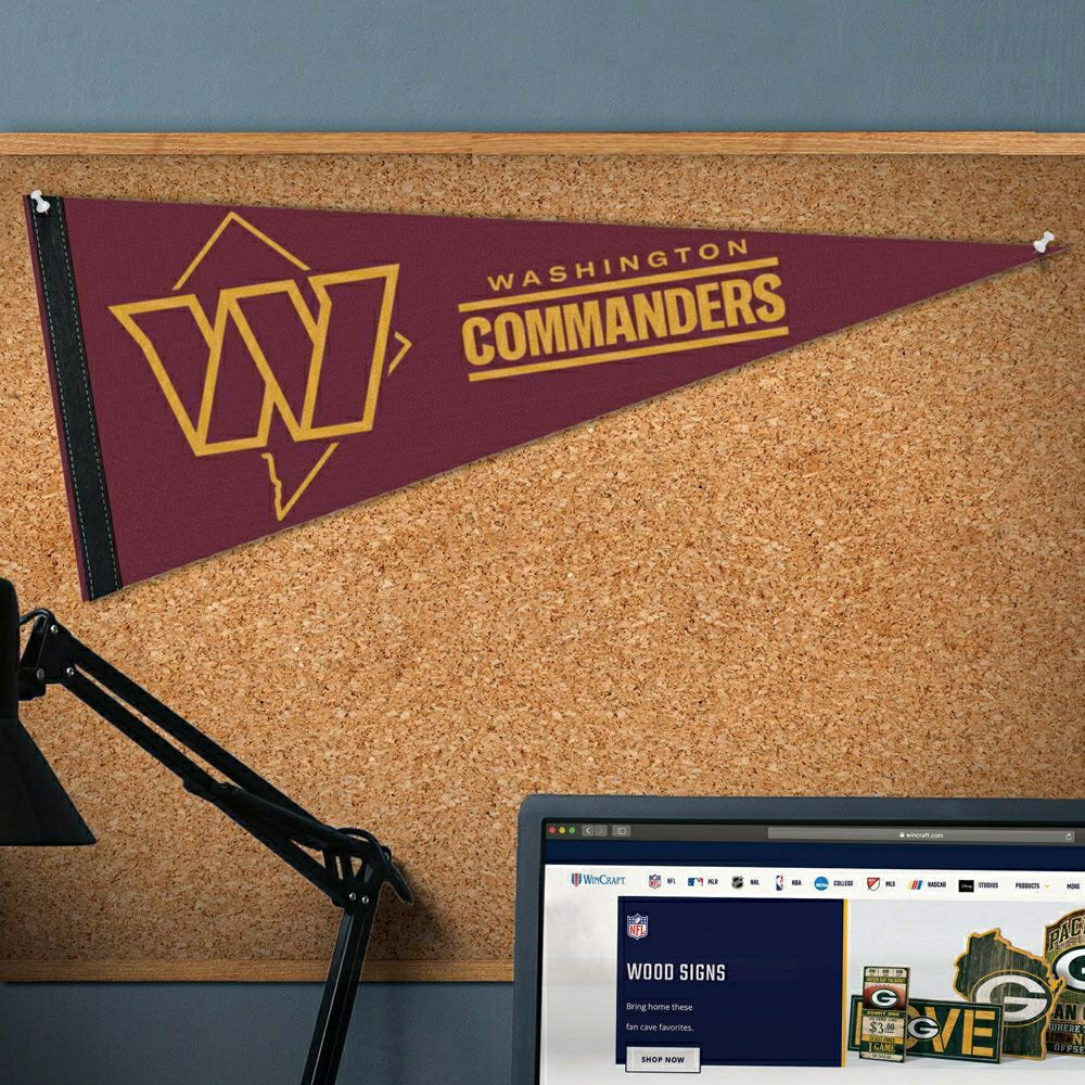 Washington Commanders State Logo Premium NFL Pennant Fashion