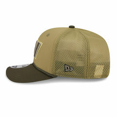 Washington Commanders 2025 NFL Salute to Service 9SEVENTY Trucker Snapback Cap Olive Taass US