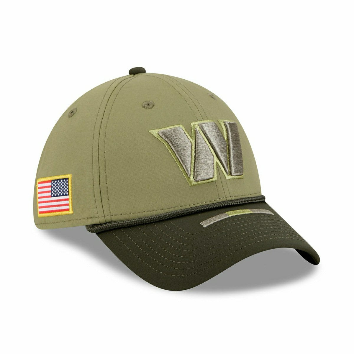 Washington Commanders 2025 NFL Salute to Service 39THIRTY Flex Cap Olive Classic
