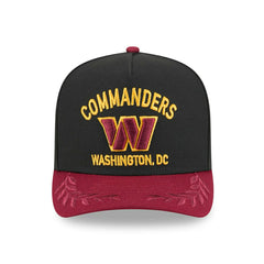 Washington Commanders 2025 NFL Draft New Era 9FIFTY A-Frame Snapback Cap Black Classic
