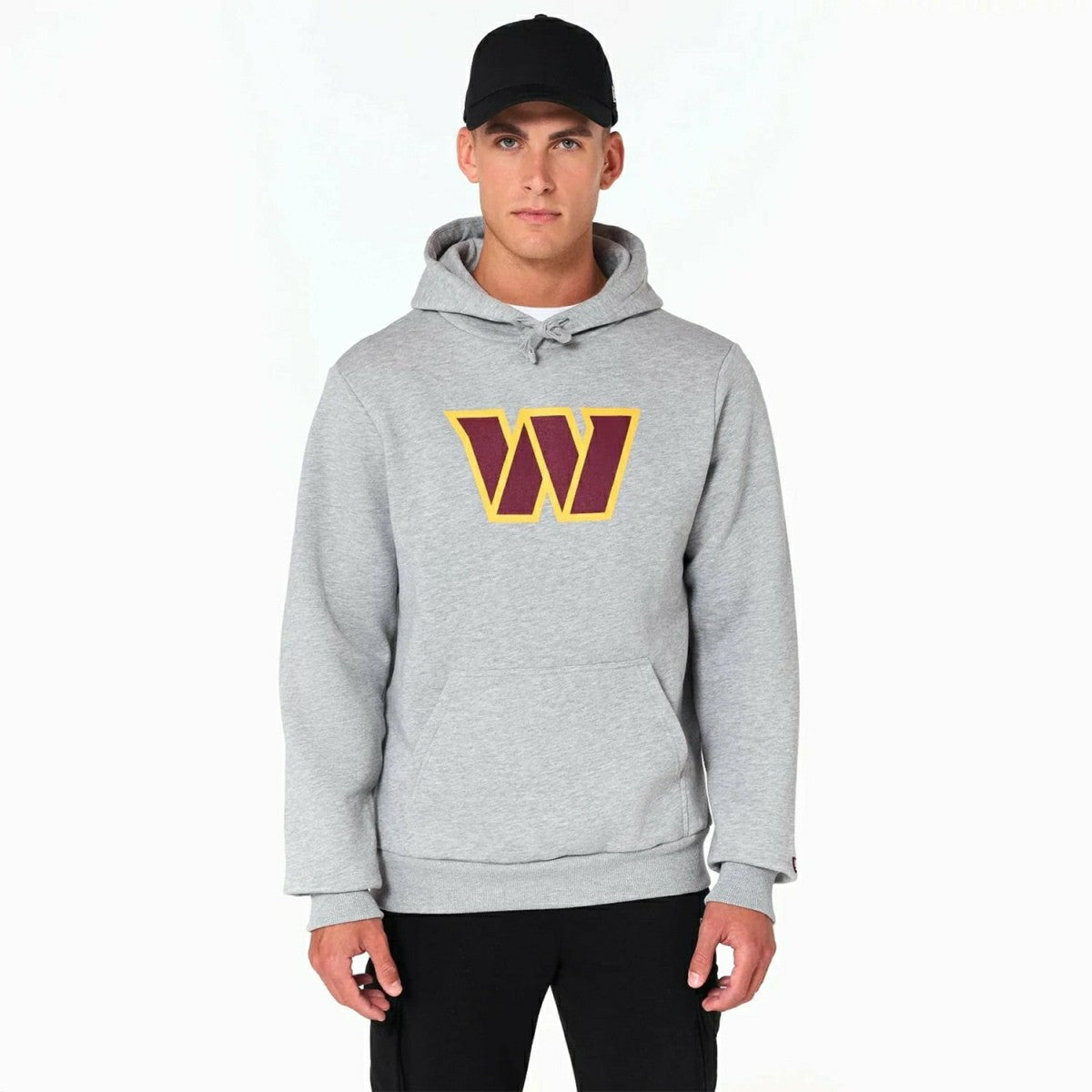Washington Commanders Logo Hoodie New Era NFL Sweatshirt Fashion