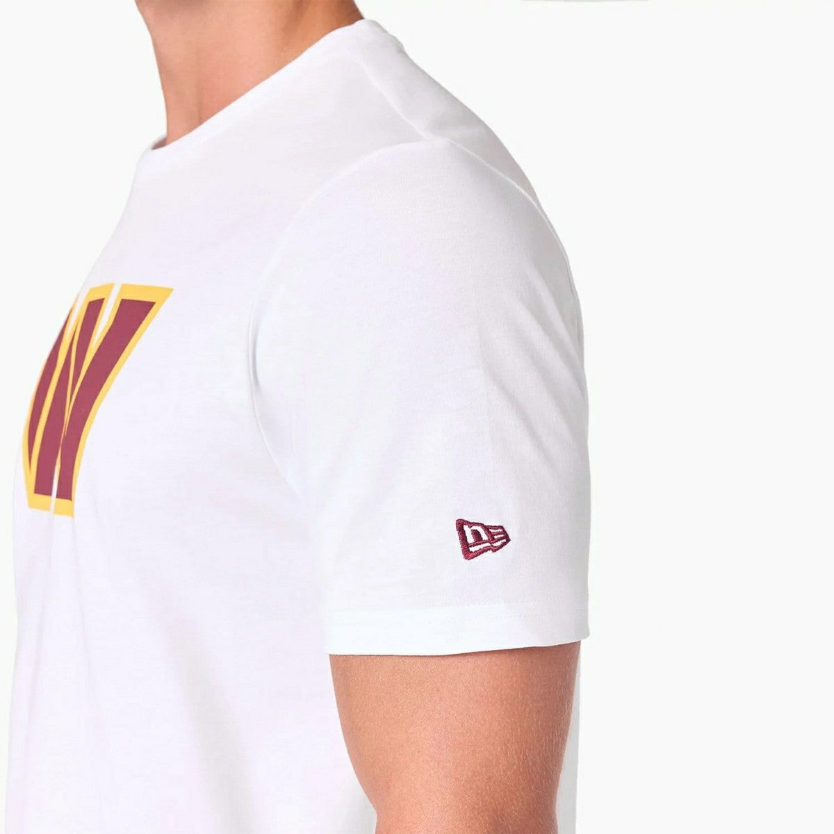 Washington Commanders Team Logo New Era NFL T-Shirt White Lifestyle